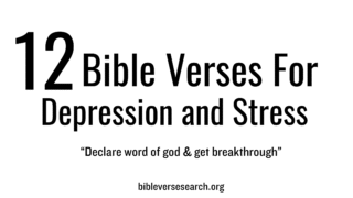 12 Bible Healing Verses for Depression and Stress (Pray Now)