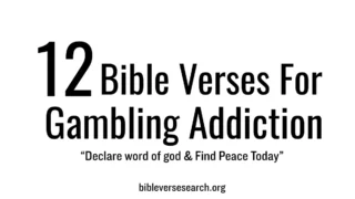 12 Bible Verses for Gambling Addiction (Declare & Get Freedom)