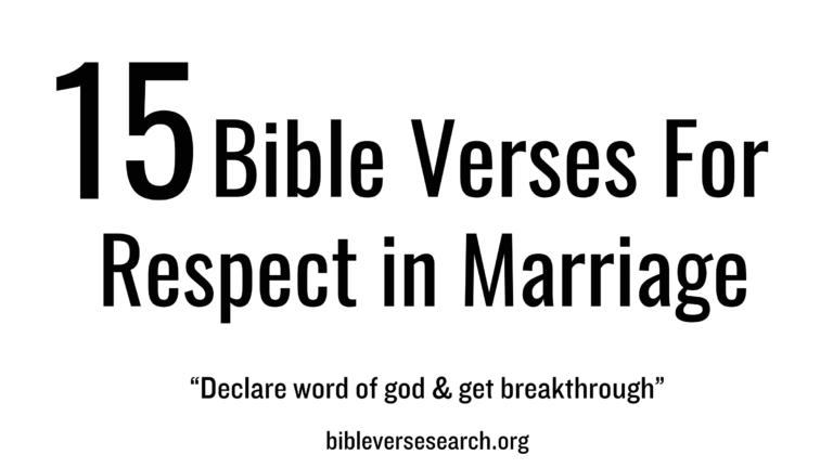 15 Bible Verses to Get Respect in Marriage (Pray Daily)