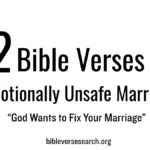 12 Bible Verses for Emotionally Unsafe Marriage