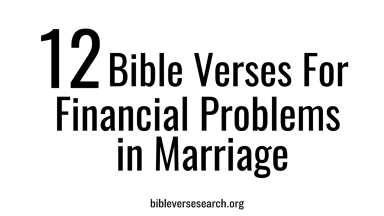 12 Bible Verses for Financial Problems in Marriage – Find Peace