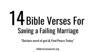 14 Bible Verses for Saving a Failing Marriage