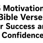 15 Motivational Bible Verses for Success and Confidence